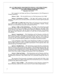 AN ACT PROVIDING FOR THE FUNCTIONAL AND .